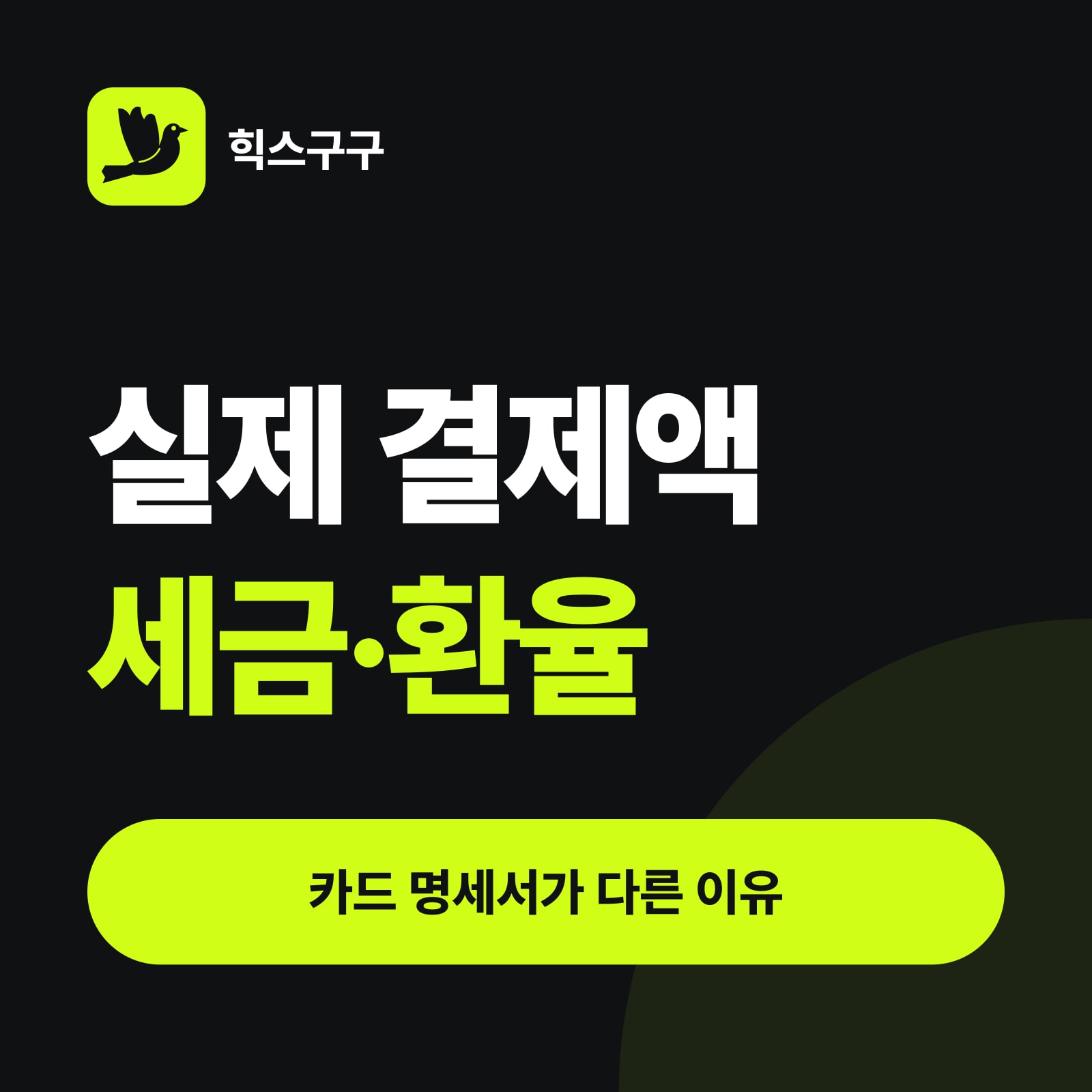 실제 결제액 세금·환율 — 카드 명세서가 다른 이유 (힉스필드 가격 총정리)